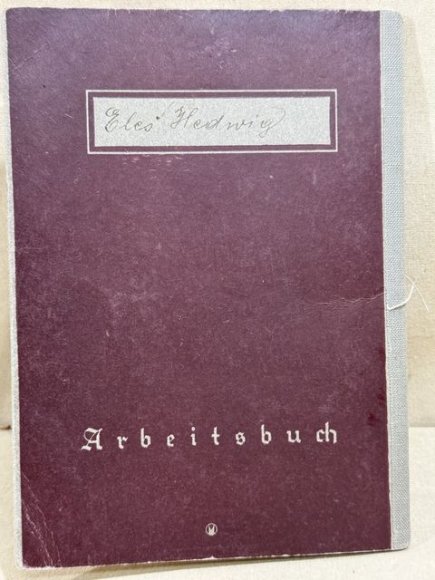 Original Nazi Era German Arbeitsbuch, 2nd Type — image 7