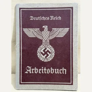 Original Nazi Era German Arbeitsbuch, 2nd Type