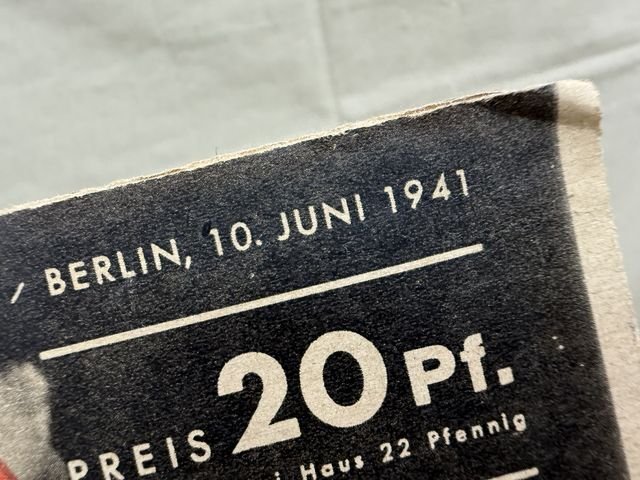 Original WWII German Luftwaffe Magazine Der Adler, June 1941 — image 2