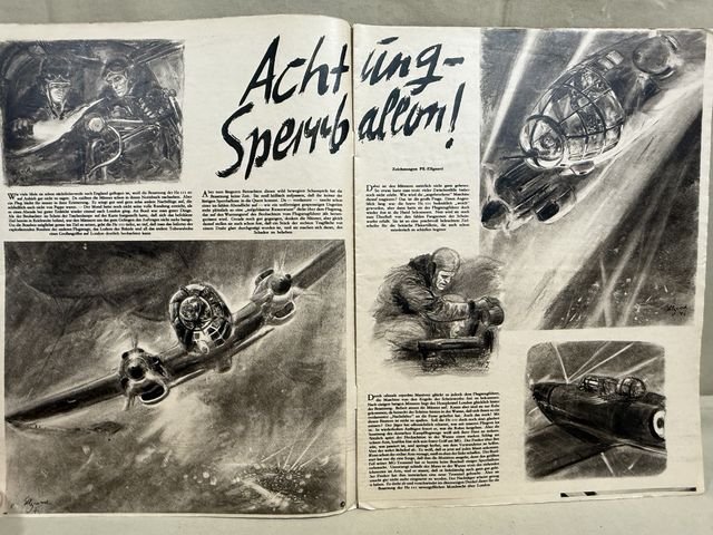 Original WWII German Luftwaffe Magazine Der Adler, June 1941 — image 4