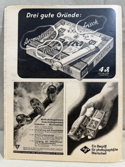 Original WWII German Luftwaffe Magazine Der Adler, June 1941 — image 8