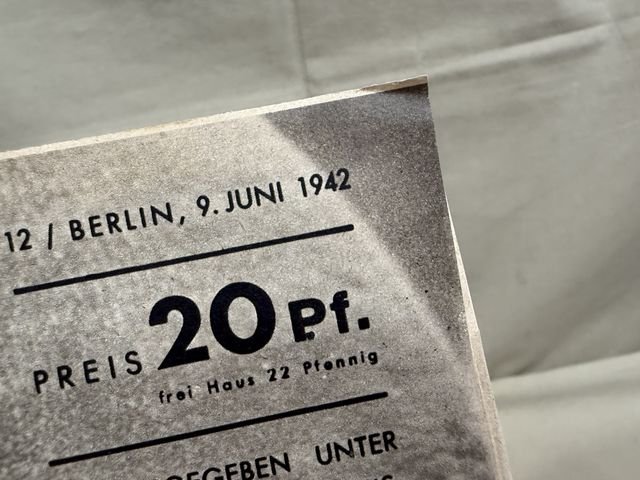 Original WWII German Luftwaffe Magazine Der Adler, June 1942 — image 2