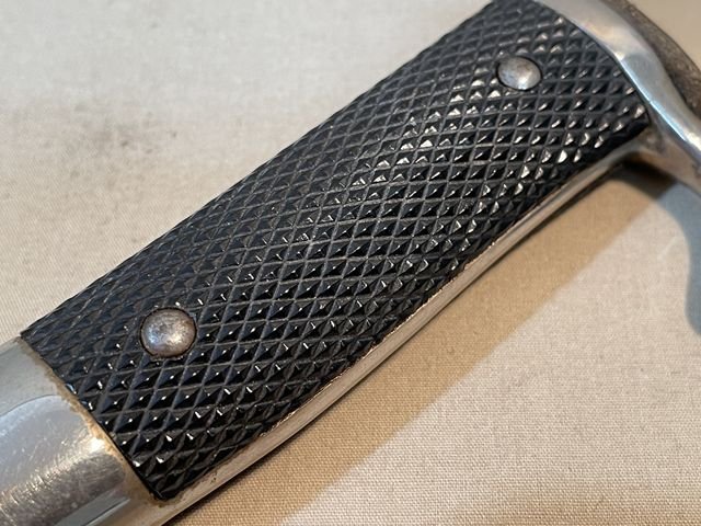 Original Nazi Era German EM Dress Bayonet and Frog — image 10