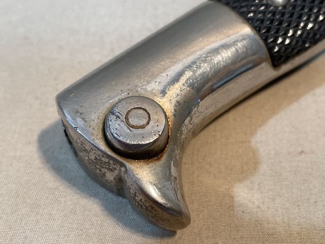 Original Nazi Era German EM Dress Bayonet and Frog — image 11