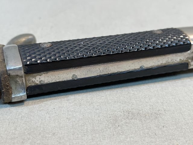 Original Nazi Era German EM Dress Bayonet and Frog — image 15