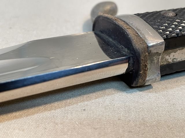 Original Nazi Era German EM Dress Bayonet and Frog — image 16