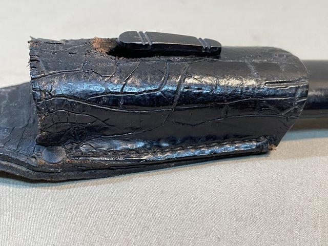 Original Nazi Era German EM Dress Bayonet and Frog — image 27