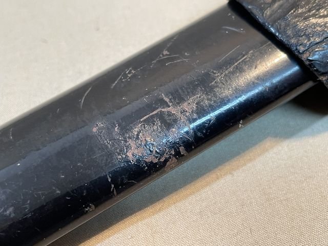 Original Nazi Era German EM Dress Bayonet and Frog — image 34