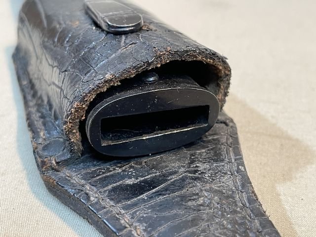 Original Nazi Era German EM Dress Bayonet and Frog — image 35