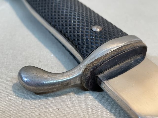 Original Nazi Era German EM Dress Bayonet and Frog — image 8