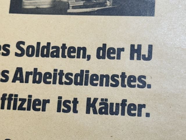 Original Pre-WWII German FEMA Advertisement Poster — image 5