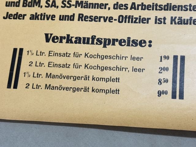 Original Pre-WWII German FEMA Advertisement Poster — image 7