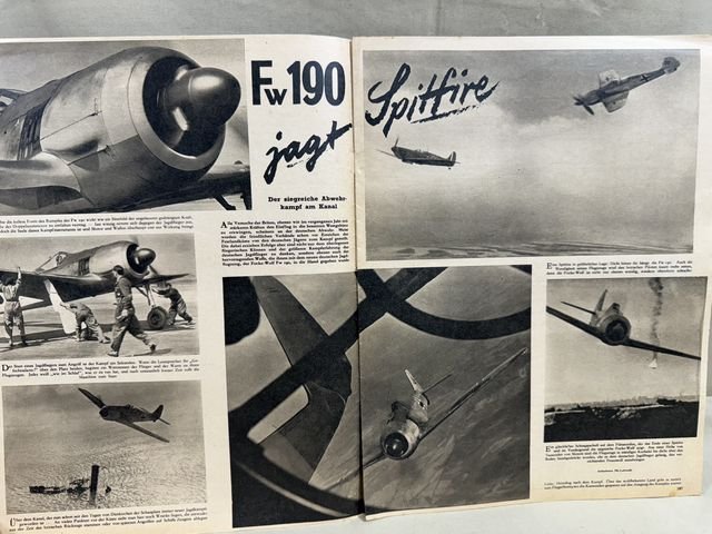 Original WWII German Luftwaffe Magazine Der Adler, June 1942 — image 3