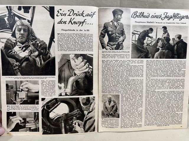 Original WWII German Luftwaffe Magazine Der Adler, June 1942 — image 4