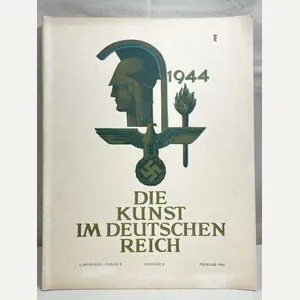 Original WWII German Art in the German Reich Magazine, DIE …