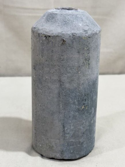 Original WWII German Concrete (Stock) Mine, Feldgrau — image 4