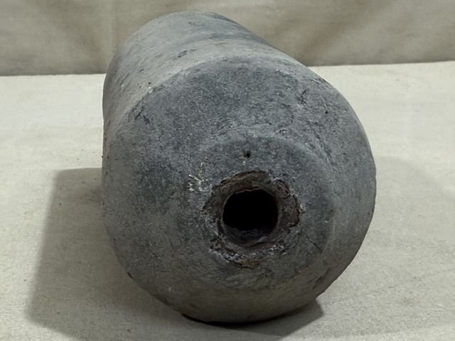 Original WWII German Concrete (Stock) Mine, Feldgrau — image 5