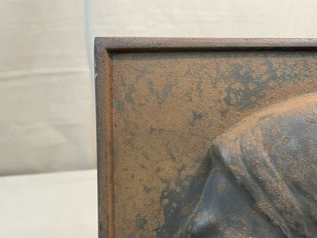 Original Nazi Era German Heavy Metal HITLER Plaque — image 5