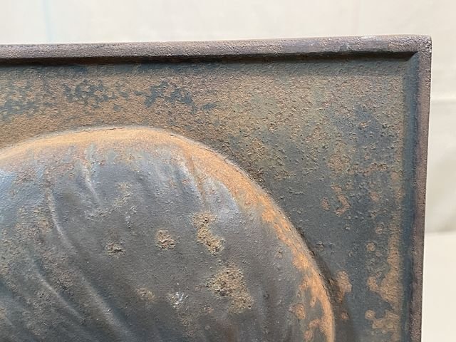 Original Nazi Era German Heavy Metal HITLER Plaque — image 6