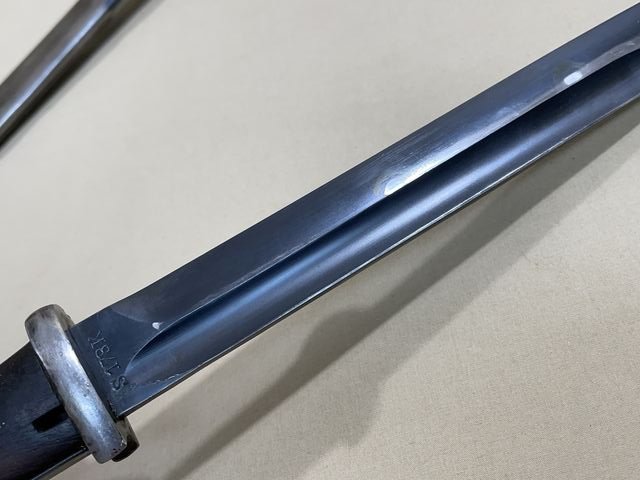 Original WWII German 98K Bayonet and Scabbard, MATCHING — image 5