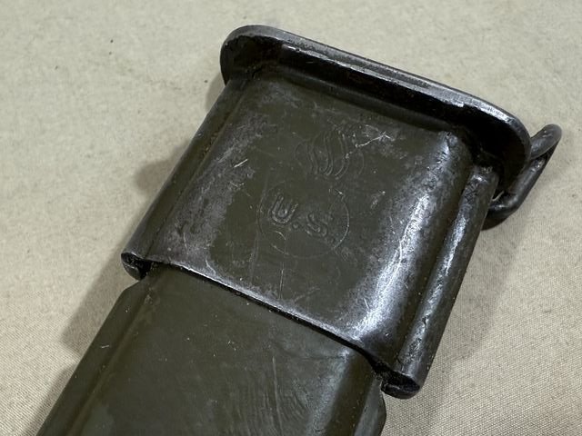 Original WWII US M1 Garand Bayonet and Scabbard, UFH Cut-Down 1943 — image 13