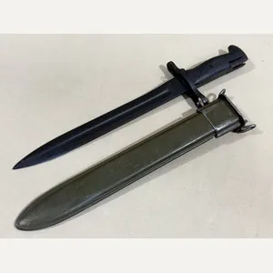 Original WWII US M1 Garand Bayonet and Scabbard, UFH Cut-Down …