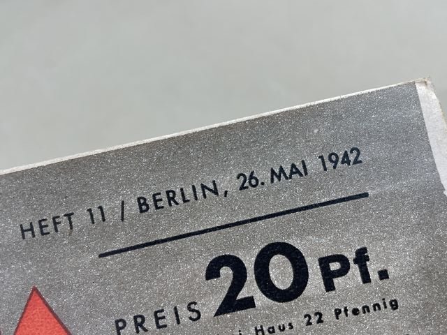 Original WWII German Luftwaffe Magazine Der Adler, May 1942 — image 2