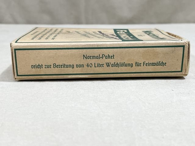 Original WWII German Laundry Detergent (for UNIFORMS), 40 Liter Size — image 8