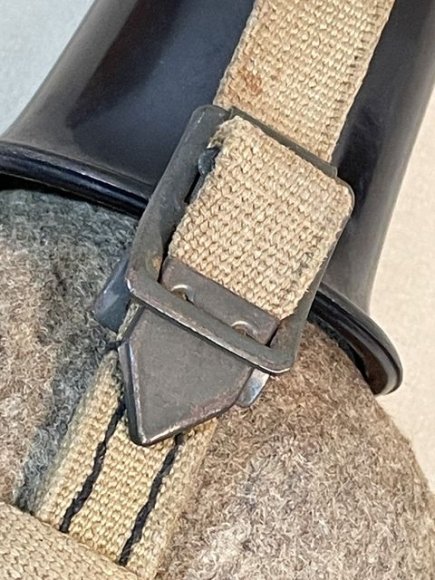 Original WWII German DAK/Tropical Canteen & Cup — image 3