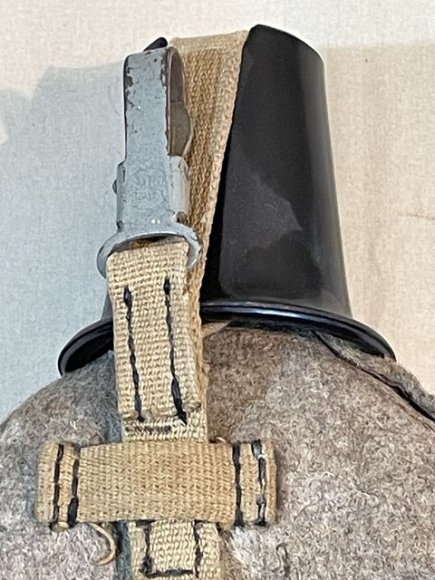 Original WWII German DAK/Tropical Canteen & Cup — image 8