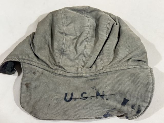 Original WWII US NAVY Winter Hat, Size 7-7.25 — image 6