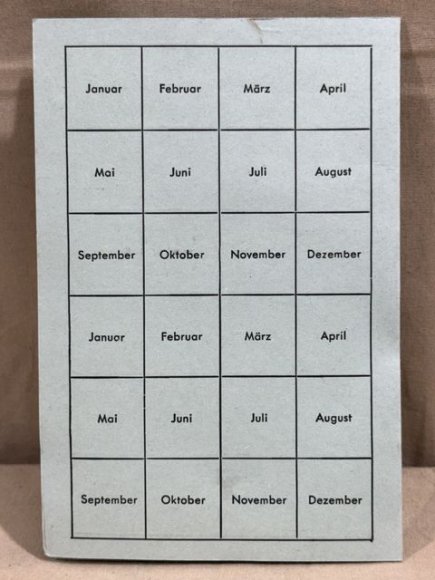 Original Nazi Era German NSDMB Membership/Dues Card, UNUSED — image 6