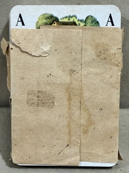 Original Nazi Era German Skat Card Deck, UNUSED! — image 2