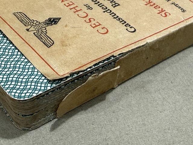 Original Nazi Era German Skat Card Deck, UNUSED! — image 6