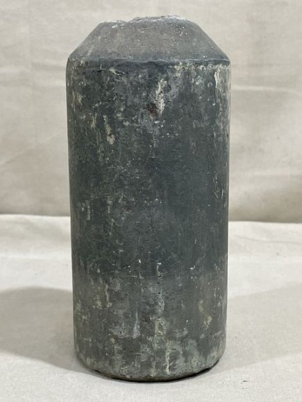 Original WWII German Concrete (Stock) Mine, Feldgrau — image 2