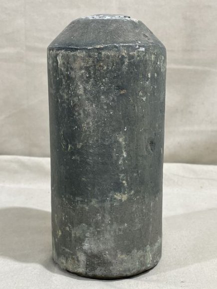 Original WWII German Concrete (Stock) Mine, Feldgrau — image 3