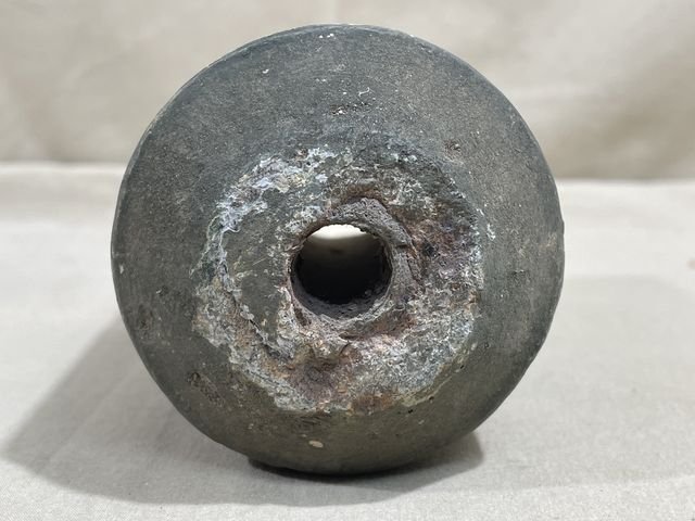 Original WWII German Concrete (Stock) Mine, Feldgrau — image 5