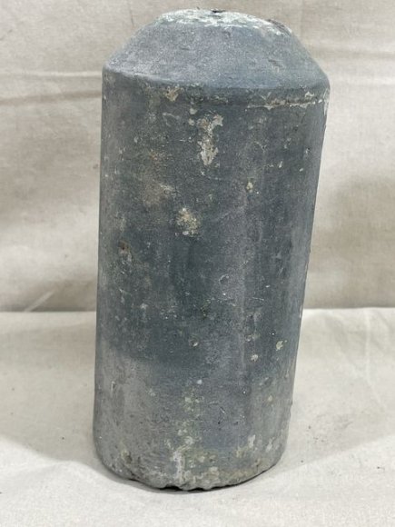 Original WWII German Concrete (Stock) Mine, Feldgrau — image 2