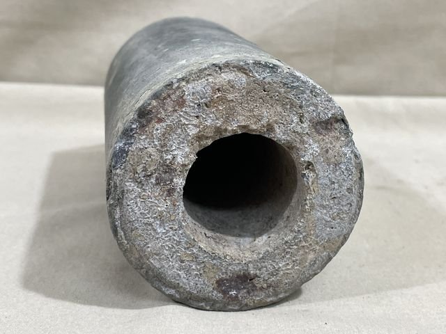 Original WWII German Concrete (Stock) Mine, Feldgrau — image 5