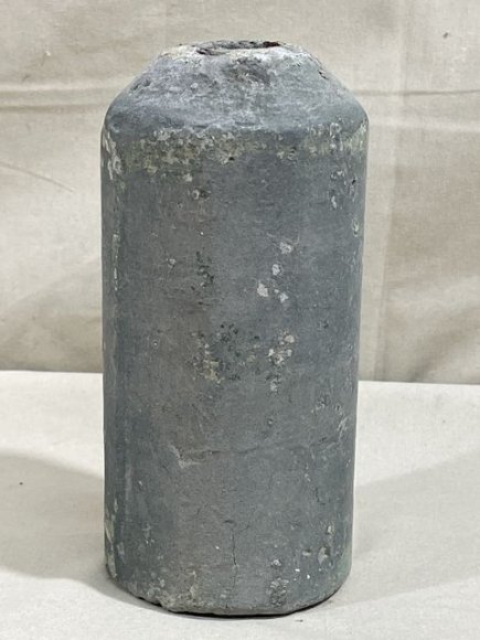 Original WWII German Concrete (Stock) Mine, Feldgrau — image 2