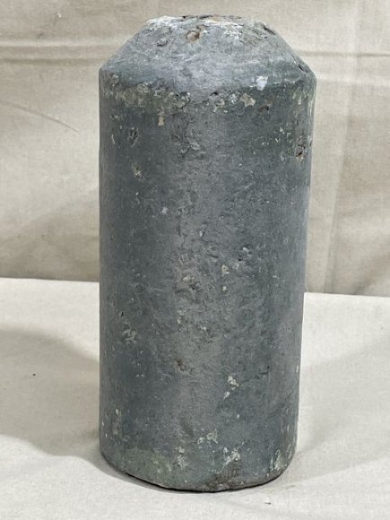 Original WWII German Concrete (Stock) Mine, Feldgrau — image 3