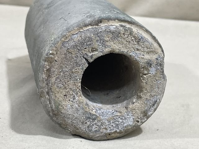 Original WWII German Concrete (Stock) Mine, Feldgrau — image 5