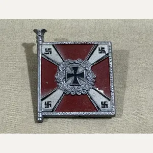 Original WWII German Flag Tinnie, FLAK-ARTILLERIE