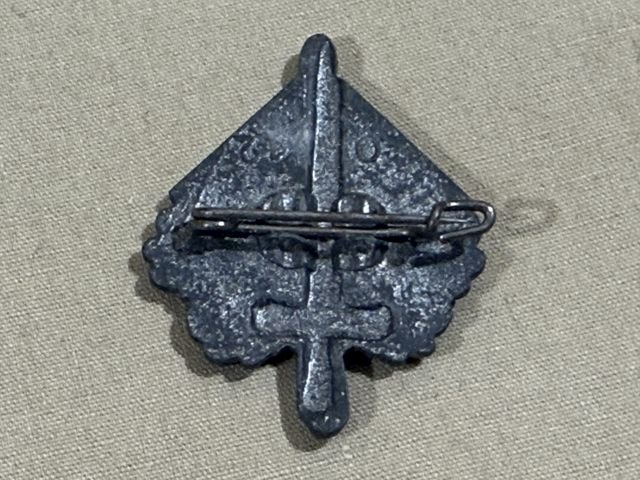 Original Nazi Era German NSKOV Donation Lapel Pin — image 2