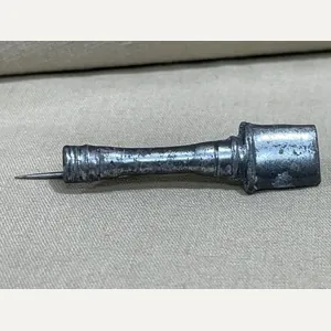 Original Nazi Era German Metal Weapons Stick Pin, STICK GRENADE