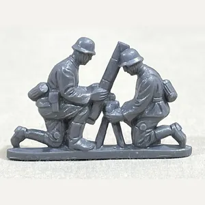 Original WWII German WHW Donation Figure, 8cm Mortar Crew