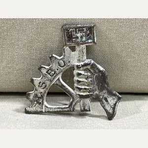 Original Nazi Era German NSBO Visor Cap Insignia