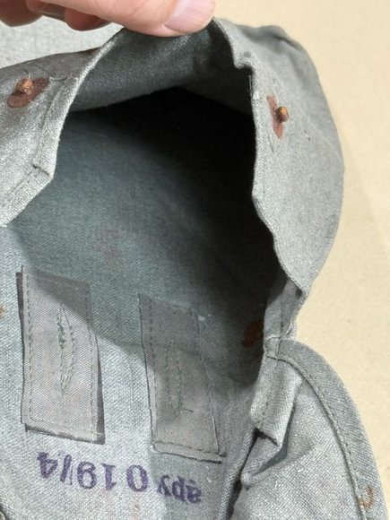 Original WWII German Army Gas Sheet Bag, UNISSUED! — image 15