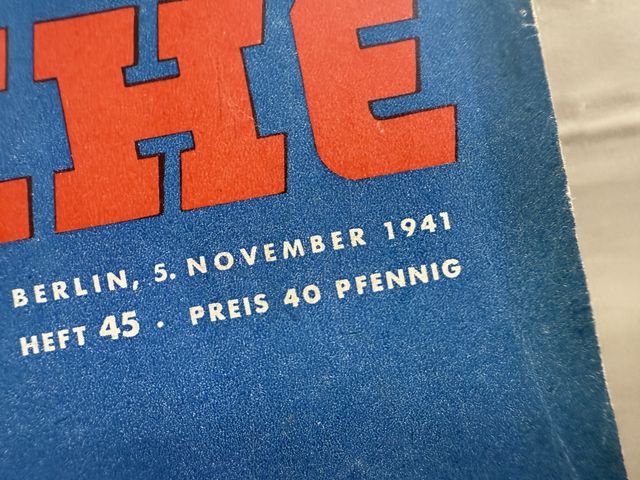 Original WWII German Magazine Die Woche, November 1941 — image 2