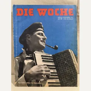 Original WWII German Magazine Die Woche, November 1941